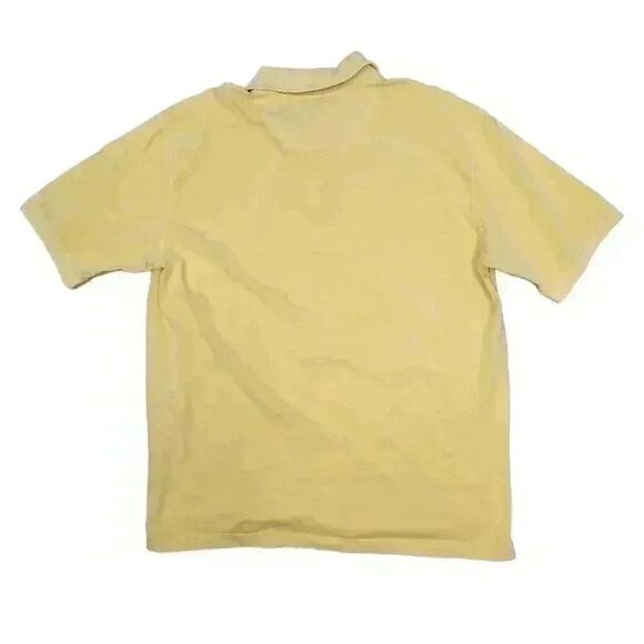 Woolrich Men's Mustard Gold Yellow Cotton Short Sleeve Polo Shirt - Picture 2 of 12